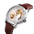 high quality SKMEI 9223 imported watches china genuine leather automatic watch movement